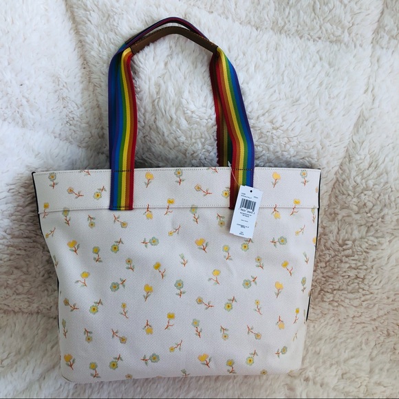 Coach Pride Rainbow Roller Tote & Wristlet - Picture 4 of 10